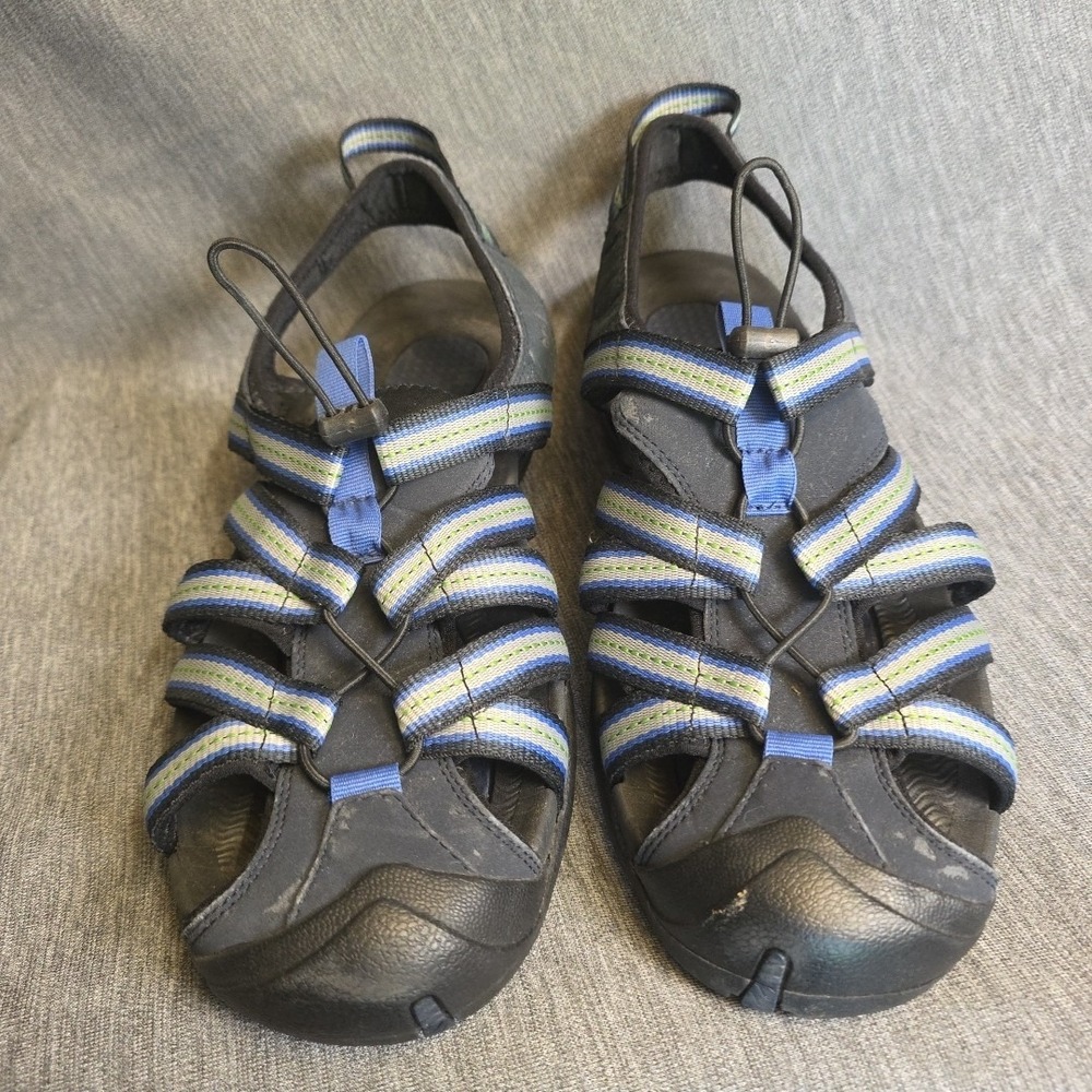 lands end Sandals Men's 11 D Straps Closed Toe Minimalist Barefoot Water Hiking